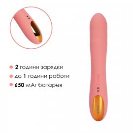 Смарт-вібратор із пульсацією Svakom Ava Neo Peach Pink - 3
