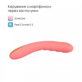 Смарт-вібратор із пульсацією Svakom Ava Neo Peach Pink - 7