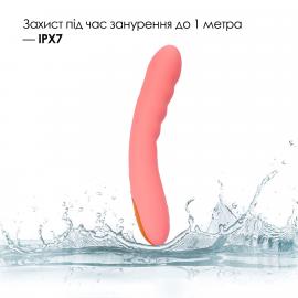 Смарт-вібратор із пульсацією Svakom Ava Neo Peach Pink - 6