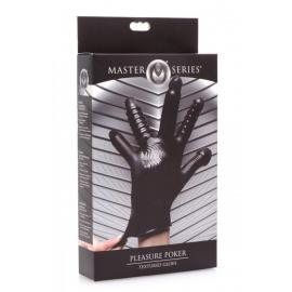 Рукавичка з різними текстурами Master Series Pleasure Poker Textured Glove - 5