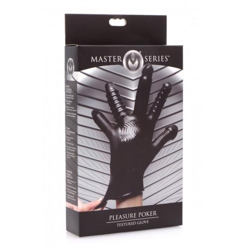 Рукавичка з різними текстурами Master Series Pleasure Poker Textured Glove