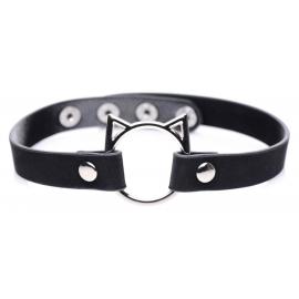 Чокер Master Series Kinky Kitty Ring Slim Choker - Black - 1