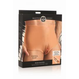 Накладна вагіна Master Series Silicone Vagina + Butt Panties - Large - 2