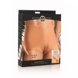 Накладна вагіна Master Series Silicone Vagina + Butt Panties - Large - 6