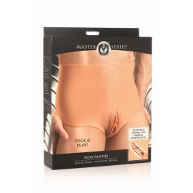 Накладна вагіна Master Series Silicone Vagina + Butt Panties - Medium - 3