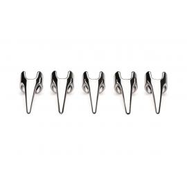 Набір каблучок з пазурами Master Series Five-Piece Sensation Claw Rings - Silver - 8