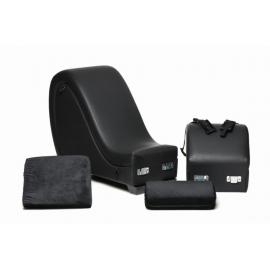 Секс-крісло з подушками Master Series Kinky Sex Lounge with Cushions - Black - 8