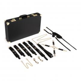 Набор для BDSM Bedroom Fantasies: Bondage Suitcase 13 Pcs - Cow Leather - 5