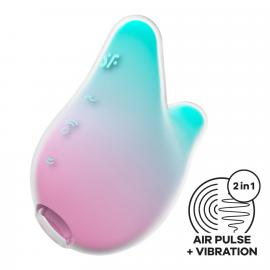 Вакуумний кліторальний стимулятор Satisfyer Mermaid Vibes Mint/Pink - 1