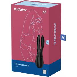 Кліторальний вібратор Satisfyer Threesome 2 Black - 2