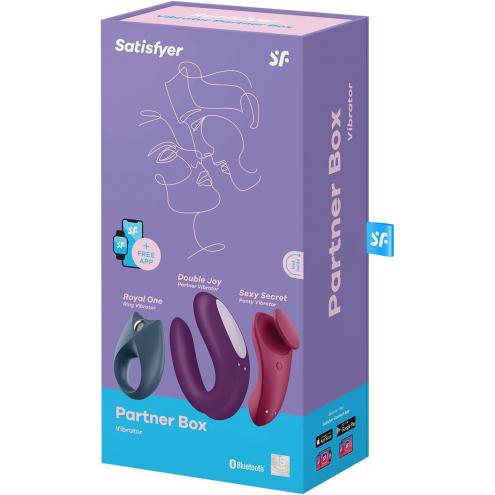 Набор Satisfyer Partner Box 3 (Double Joy, Sexy Secret + Royal One)
