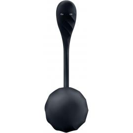 Віброяйце Satisfyer Ribbed Petal Connect App Black - 2