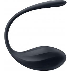 Віброяйце Satisfyer Ribbed Petal Connect App Black - 3