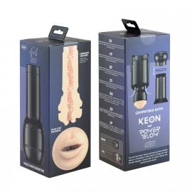 Мастурбатор-ротик Kiiroo Feel Mouth сумісний з PowerBlow - 3