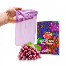 Латексна серветка Latex Dental Dams Grape 1 шт - 1