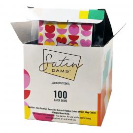 Набір серветок латексних Satin Dams Assorted 100 шт