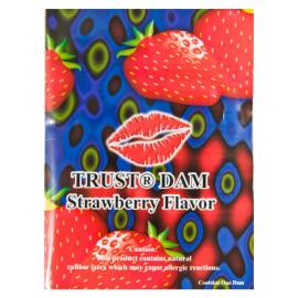 Латексна серветка Latex Dental Dams Strawberry 1 шт - 2