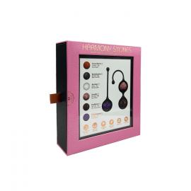 Вагінальні кульки Adrien Lastic Harmony Stones, діаметр 3 см, 2 тримачі - 10