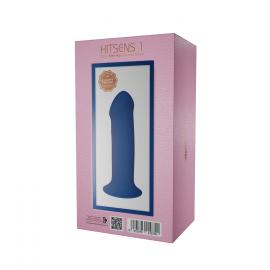Двошаровий ділдо Adrien Lastic Hitsens 1 Blue, підходить для страпону - 3