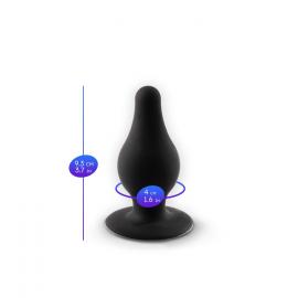 Анальная пробка SilexD (Model 2 size M), двухслойная - 3