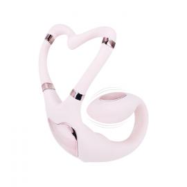Смарт-вібратор для пар Adrien Lastic Venus + APP, подвійний - 1