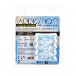 Мастурбатор ADDICTION Silicone Reversible Stroker – Glow in the Dark - 9