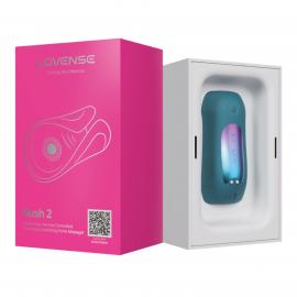 Смарт-вібромастурбатор для головки члена Lovense Gush 2, осцилюючий майданчик, ремені для фіксації - 2