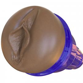 Мастурбатор-вагіна Fleshlight Boost Bang Medium Dark Flesh, плаваючі кільця Turbo Tech - 2