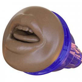 Мастурбатор-ротик Fleshlight Boost Blow Medium Dark Flesh, плаваючі кільця Turbo Tech - 3