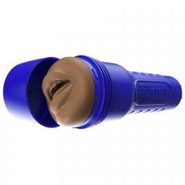 Мастурбатор-ротик Fleshlight Boost Blow Medium Dark Flesh, плаваючі кільця Turbo Tech - 7