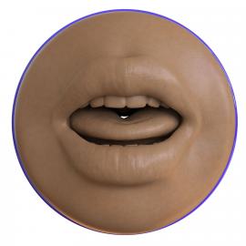 Мастурбатор-ротик Fleshlight Boost Blow Medium Dark Flesh, плаваючі кільця Turbo Tech - 2