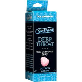 Спрей для минета Doc Johnson GoodHead DeepThroat Spray – Cotton Candy 59 мл для глубокого минета - 2