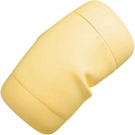 Мастурбатор TENGA PUFFY Custard Yellow, ультрамягкий материал, многоразовый, сквозной - 3