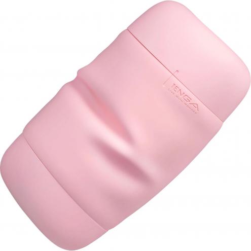 Мастурбатор TENGA PUFFY Strawberry Pink, ультрамягкий материал, многоразовый, сквозной