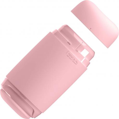 Мастурбатор TENGA PUFFY Strawberry Pink, ультрамягкий материал, многоразовый, сквозной