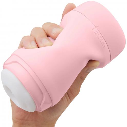 Мастурбатор TENGA PUFFY Strawberry Pink, ультрамягкий материал, многоразовый, сквозной