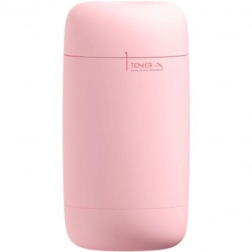 Мастурбатор TENGA PUFFY Strawberry Pink, ультрамягкий материал, многоразовый, сквозной