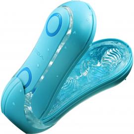 Мастурбатор Tenga Flip Orb — Ocean Blue, с изменяемым сжатием, со стимулирующими шариками внутри - 9