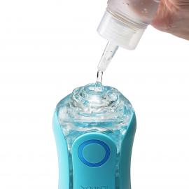 Мастурбатор Tenga Flip Orb — Ocean Blue, с изменяемым сжатием, со стимулирующими шариками внутри - 3