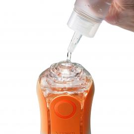 Мастурбатор Tenga Flip Orb — Sunset Orange, с изменяемым сжатием, со стимулирующими шариками внутри - 7
