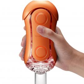 Мастурбатор Tenga Flip Orb — Sunset Orange, с изменяемым сжатием, со стимулирующими шариками внутри - 5