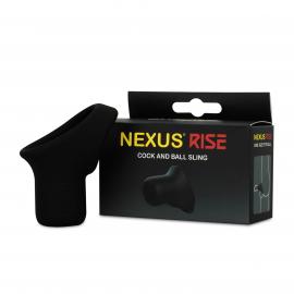 Эрекционное кольцо Nexus Rise Cock and Ball Sling - 7