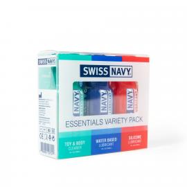 Набір Swiss Navy Essentials Variety Pack 3 х 30 мл - 3