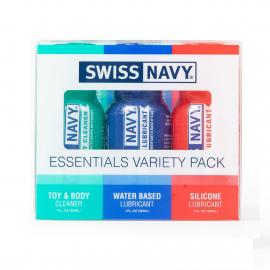 Набор Swiss Navy Essentials Variety Pack 3 х 30 мл - 1