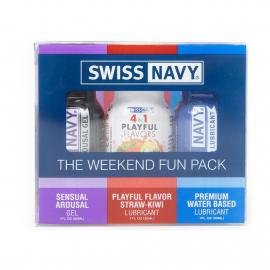 Набір Swiss Navy Weekend Fun Pack 3 х 30 мл - 1
