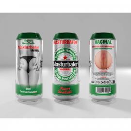 Мастурбатор-вагіна Alive Heineken Vagina II у вигляді банки пива - 8