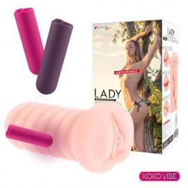 Мастурбатор-вагіна Kokos Lady Vibe - 2
