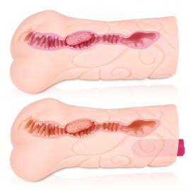 Мастурбатор-вагіна двошаровий Kokos Tattoo Vibe - 3