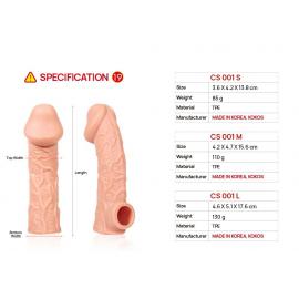 Насадка на член Kokos Cock Sleeve CS 001 L - 5