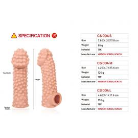 Насадка на член Kokos Cock Sleeve CS 004 M - 3